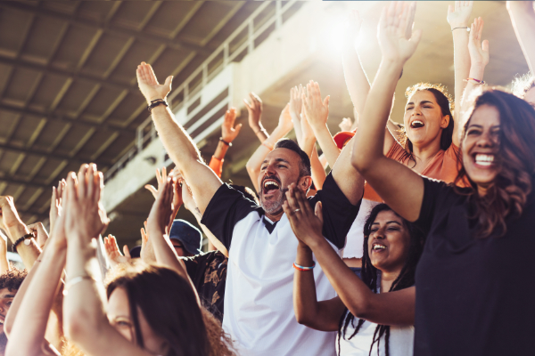 Crowd Cheering In Stadium 600X400
